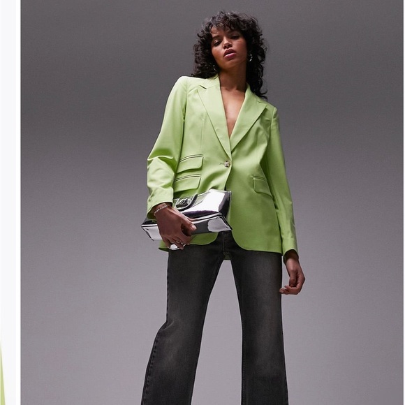 topshop slim peak lapel jacket - Picture 1 of 6